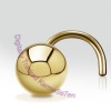 9ct Gold Ball Nose Stud Small